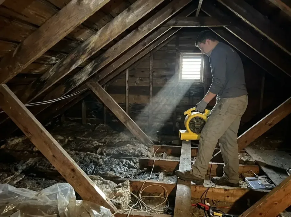 attic-water-damage-drying-proc-007 — frequently asked questions, Emergency Water Extraction & 24/7 Flood Response in Huron,…